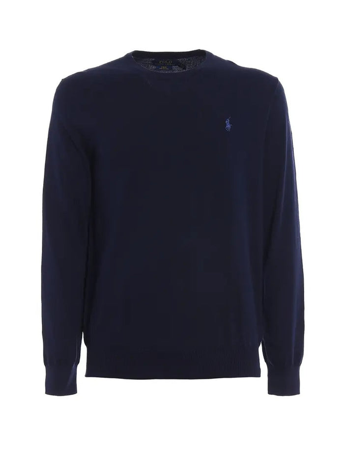 Polo Ralph Lauren Blue Cotton Pullover