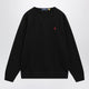 Polo Ralph Lauren Black Cotton-Blend Crewneck Sweatshirt