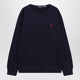 Polo Ralph Lauren Navy Blue Cottonblend Crewneck Sweatshirt