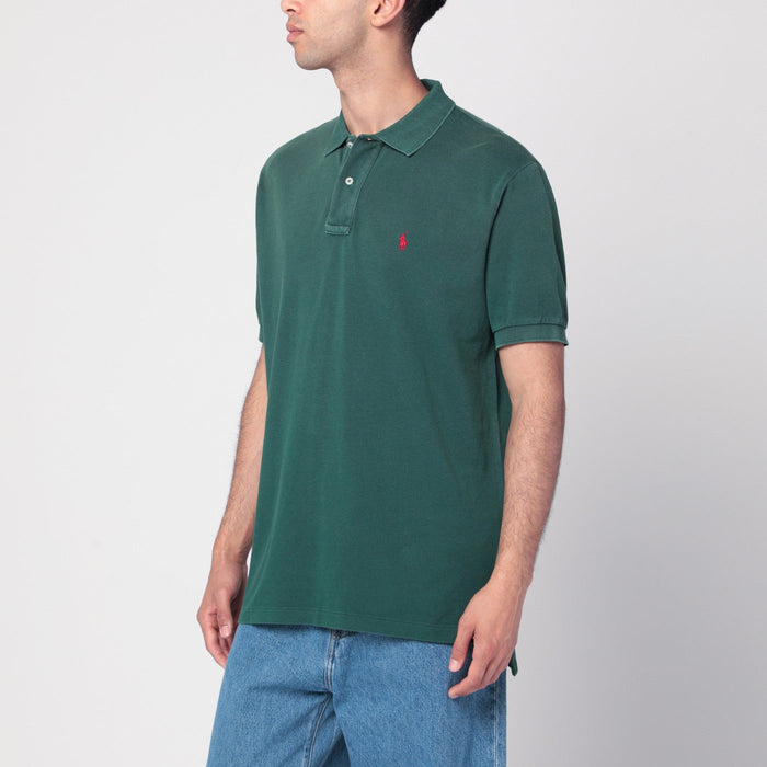 Polo Ralph Lauren Washed Forest Green Cotton Polo