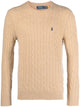 Ralph Lauren Cable-Knit Wool-Cashmere Sweater