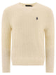 Polo Ralph Lauren Wool And Cashmere Crewneck Sweater With Logo