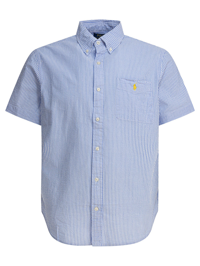 Polo Ralph Lauren Light Blue Cotton Shirt
