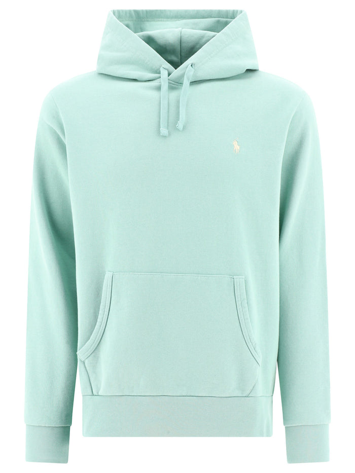 Polo Ralph Lauren Light Blue Cotton Sweatshirt