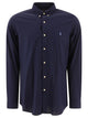 Polo Ralph Lauren Blue Cotton Elastane Shirt