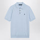 Polo Ralph Lauren Light Blue Cotton Knit Polo Shirt