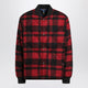 Polo Ralph Lauren Red And Black Quilted Check Bomber