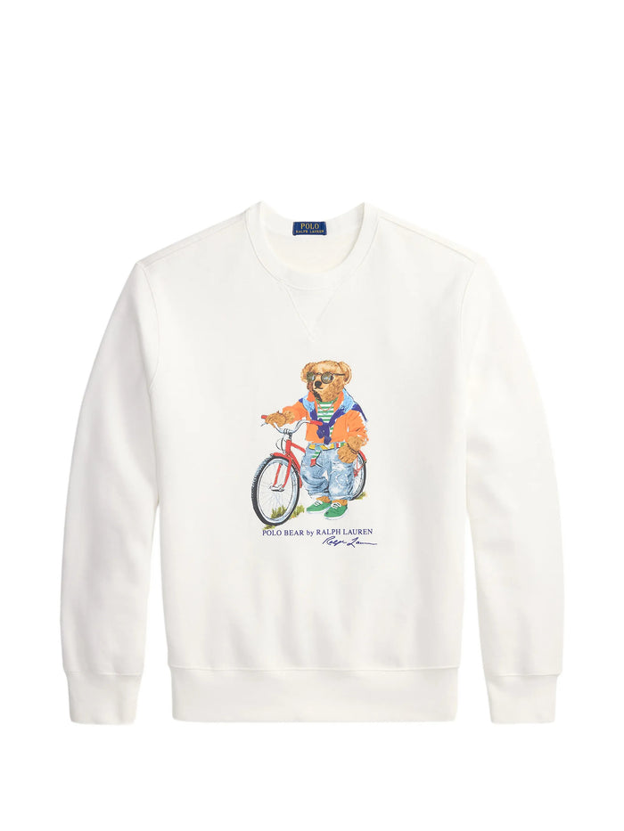 Polo Ralph Lauren Cotton Sweatshirt With Polo Bear Print