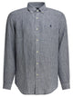 Polo Ralph Lauren Blue Linen Shirt