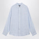 Polo Ralph Lauren Light Blue/White Striped Linen Shirt