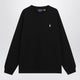 Polo Ralph Lauren Black Cotton Relaxedfit Crewneck Sweatshirt