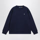 Polo Ralph Lauren Navy Cotton Relaxedfit Crewneck Sweatshirt