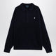 Polo Ralph Lauren Navy Blue Polo Sweater With Flag Motif