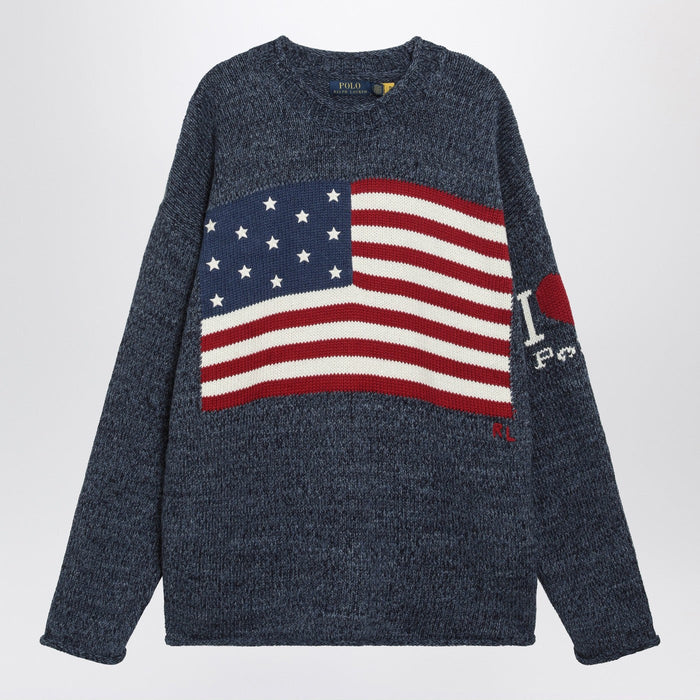 Polo Ralph Lauren Regular-Fit “I Love Polo” Flag Sweater