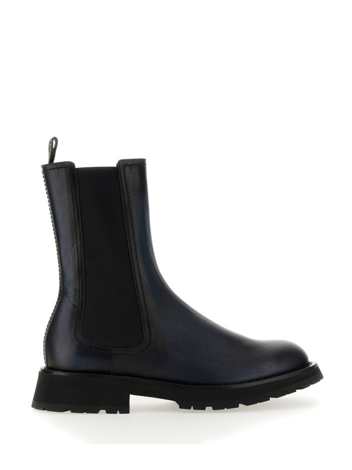 Alexander Mcqueen Leather Boot