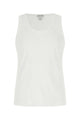 Bottega Veneta White Stretch Cotton Tank Top