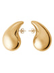 Bottega Veneta Gold Silver Big Drop Earrings