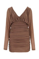 Saint Laurent Biscuit Jersey Mini Dress