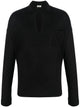 Saint Laurent Rich Wool-Silk Sweatshirt.