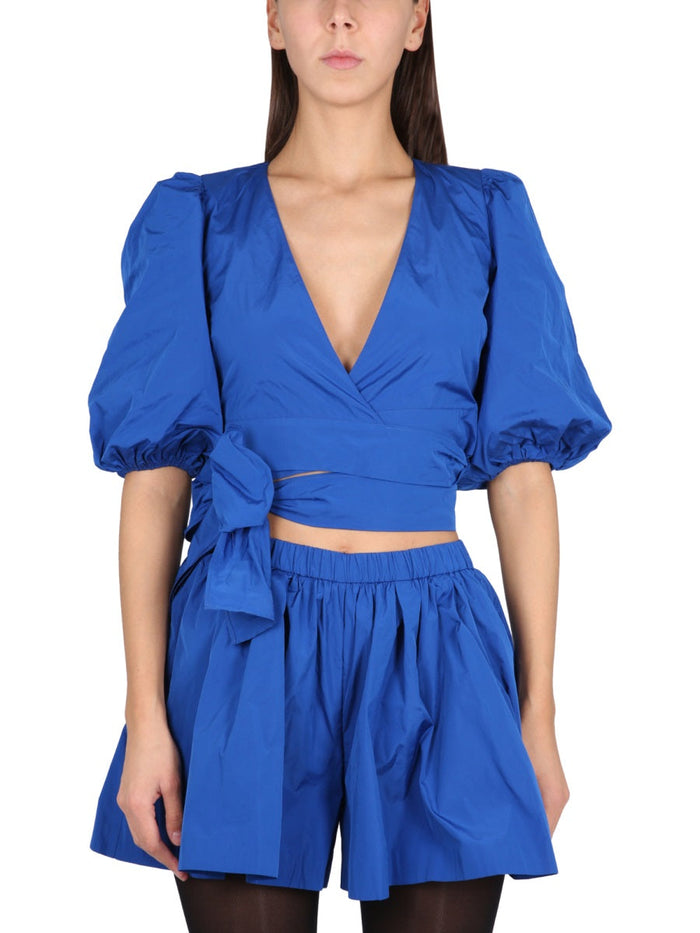 Red Valentino Taffeta Top