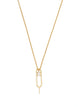 Saint Laurent Sim Key Charm Necklace