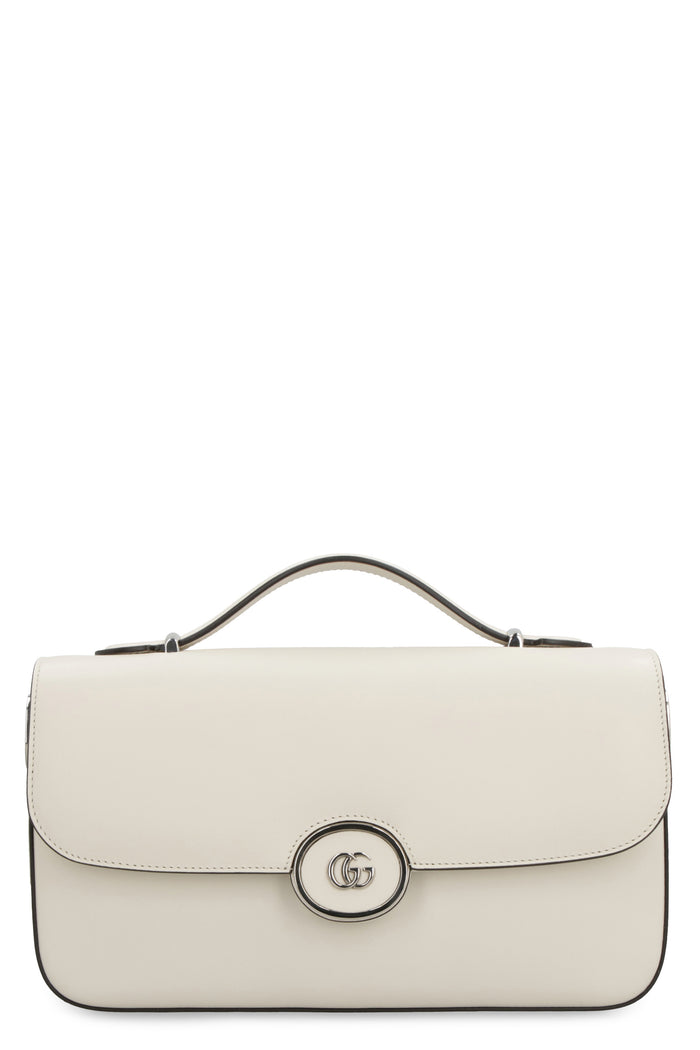 Gucci Petite Gg Leather Shoulder Bag