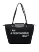 V°73 Black Responsible Tote Bag