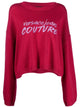 Versace Jeans Couture Wool Embroidery Logo Round Neck