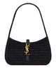 Saint Laurent Mini Le 5 À 7 In Raffia
