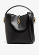 Saint Laurent Black Leather Le 37 Bucket Bag