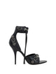 Balenciaga Cagole Leather Sandals