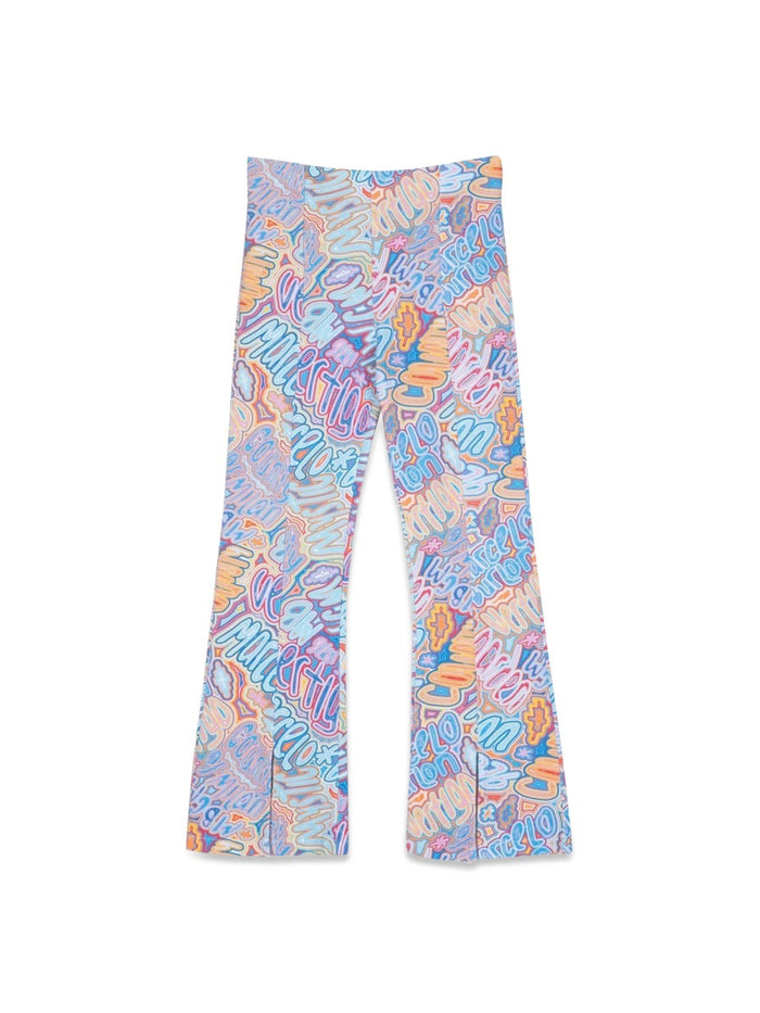 Marcelo Burlon County Of Milan Flare Split Cuffs Trousers