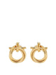 Ferragamo Gancini Torchon Earrings