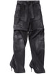 Balenciaga Black Cotton Knife Cargo Pantaboots