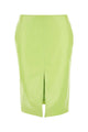 Bottega Veneta Fluo Yellow Shearling Skirt