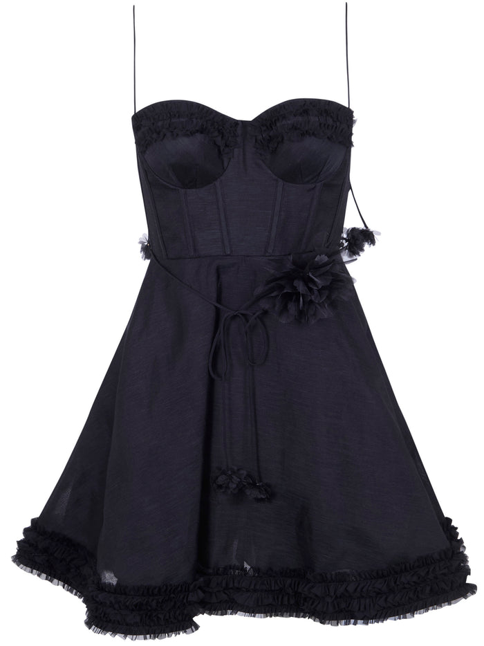 Zimmermann "Luna Ruffle" Mini Dress