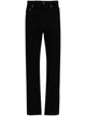 Saint Laurent Black Cotton Straight Baggy Jeans