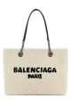 Balenciaga White Shearling Duty Free M Handbag