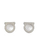 Ferragamo Gancini Crystal Earrings