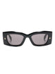 Alexander Mcqueen Black Acetate Sunglasses