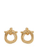 Ferragamo Gancini Torchon Earrings