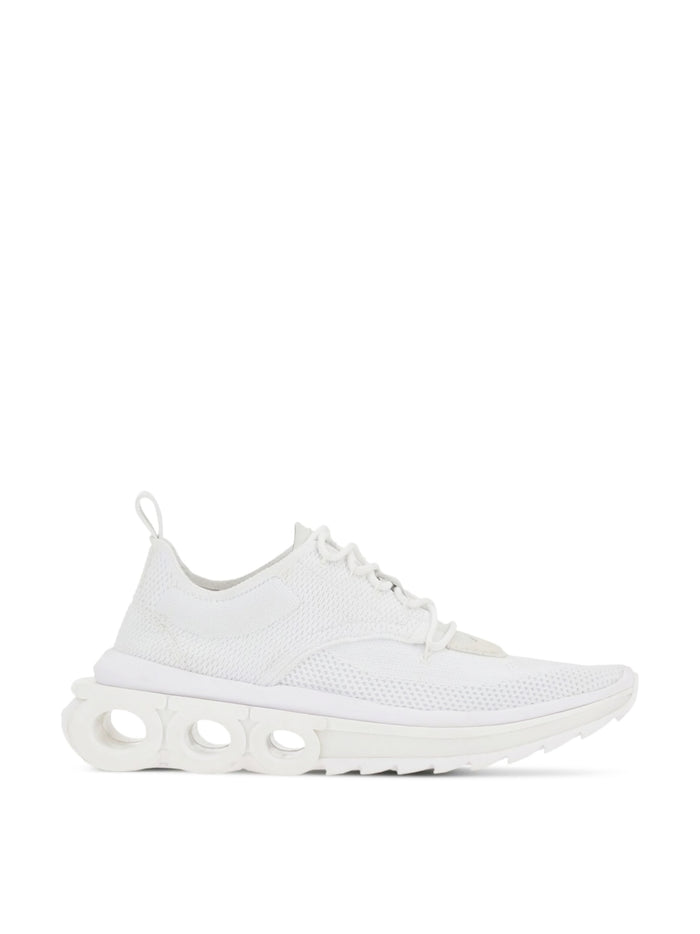 Ferragamo Nima Gancini Logo Runner Sneakers