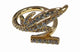 Ferragamo Gold-Tone Gancini Crystal Bijoux