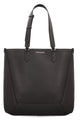 Alexander Mcqueen Black Leather Medium Edge Shopping Bag