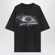 Balenciaga Black Faded Crayon Loop Oversize T-Shirt