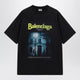 Balenciaga The Address Men’s Regular-Fit T-Shirt In Faded Black Cotton