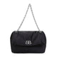 Balenciaga Black Nylon Medium Monaco Shoulder Bag