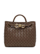 Bottega Veneta Small Andiamo Intrecciato-Leather Shoulder Bag