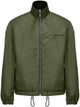 Alexander Mcqueen Khaki Logo Bomber Jacket