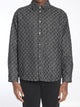 Gucci Embrodiered Denim Reversible Shirt